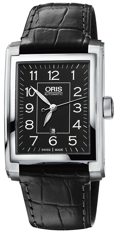 01 561 7657 4034 07 5 21 71FC Oris Rectangular Date Mens Watch